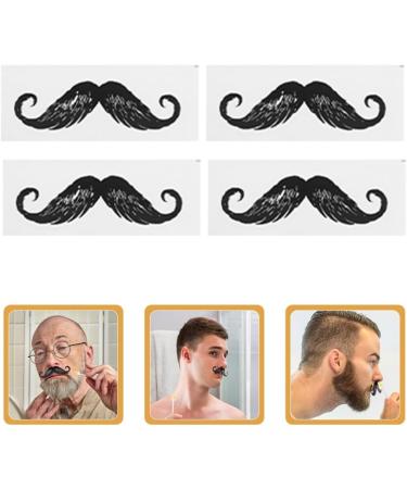 minkissy Lot de 100 pi ces de cire de nez pour pilation du nez Cire Moustache de la barbe Faux cire de la moustache Autocollants pour hommes Style a - Buy Online on GoSupps.com