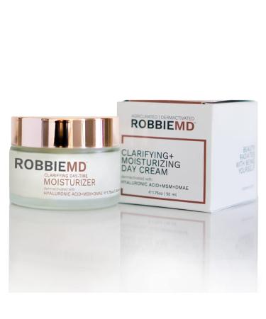 Clarifying Daytime Moisturizer with Hyaluronic Acid MSM and DMAE for Plumping Smoothing and Firming (1.75 oz/50 ml)
