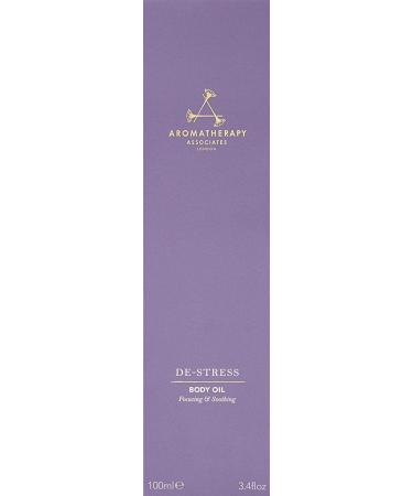 Aromatherapy Associates De-Stress Body Oil 100ml with Arnica, Rosemary & Ginger - Muscle Recovery Post-Workout - Buy Online on GoSupps.com