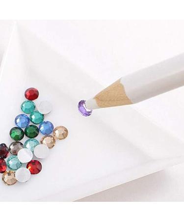 TOSSPER Wax Rhinestone Picker Pencil - Nail Art Jewel Setter Tool for Rhinestones & Craft Embellishments | International Shipping Available - Buy Online on GoSupps.com