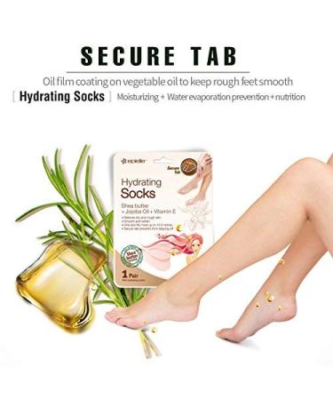 Epielle Hydrating Hand & Foot Masks 12pk for Dry Hands & Cracked Heels | Shea Butter, Jojoba Oil, Vitamin E | Spa Day Beauty Gifts - Buy Online on GoSupps.com