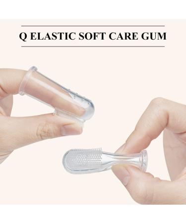 Menyiyds 6-Piece Baby Finger Toothbrush Set | BPA-Free Silicone Oral Care & Gum Massage for Infant Dental Health - Buy Online on GoSupps.com