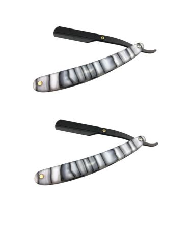 Frcolor 4 pieces hand razor for men men's razor men razor razor made of steel men's razor portable razor razor safe razor metal hairy knife man