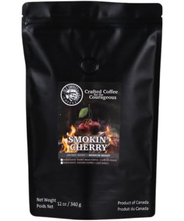 OLE Smokes Coffee | Whole Bean Coffee | Medium Roast | Smoked Blend | Smokin Cherry | 12 OZ Bag | Pack of 2 - Buy Online on GoSupps.com