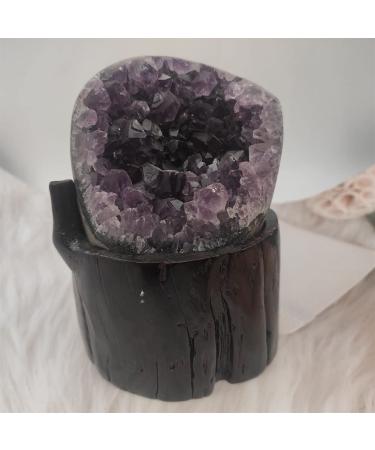 1pcs Natural Amethyst Geode Quartz Cluster Crystal Specimen Stone PEIQIYIN Stone Mineral Specimen 800-900g