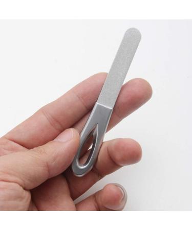 RIYAN Stainless Steel Nail Art File Rod Double Sides Buffer Grinding Finger Polish Acrylic Gel Manicure Tools - Buy Online on GoSupps.com