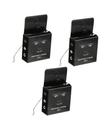 FOMIYES 3pcs Positioning Supplies Disposable Tool Home Stencil Makeup Nose Guide Ink Eyebrow Ultra-