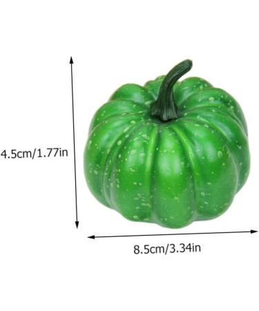 Artibetter 5pcs Simulation Green Pumpkin Thanksgiving Decors Fall Harvest Mini Pumpkins Simulation Lifelike Pumpkins Halloween Supplies Pumpkin Adornment Fall Decor Ornament Foam Fake Pumpkin - Buy Online on GoSupps.com