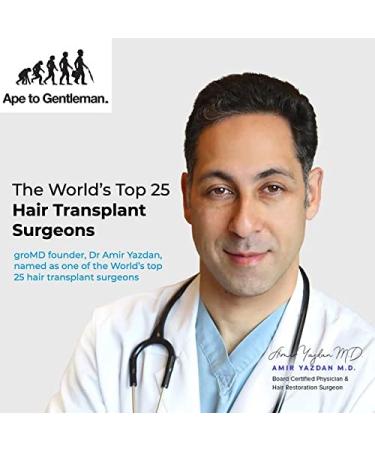 GroMD Biotin Shampoo and Conditioner - Hair Growth & Loss Treatment for Men & Women - Contains Argan Oil & DHT Blockers - Doctor-Formulated - 10 oz - Buy Online on GoSupps.com