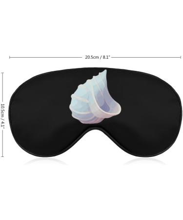 Seashells Conch Sleep Mask - Comfortable Ultralight Eye Cover for Men & Women - Block Out Light for Restful Sleep - Buy Online on GoSupps.com