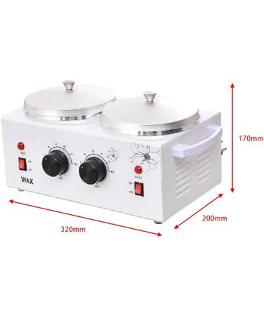 EUNEWR 220V Wax Warmer 200W - Professional & Home Hair Removal with 4x100g Wax & 28 Swiping Poles - Buy Online on GoSupps.com