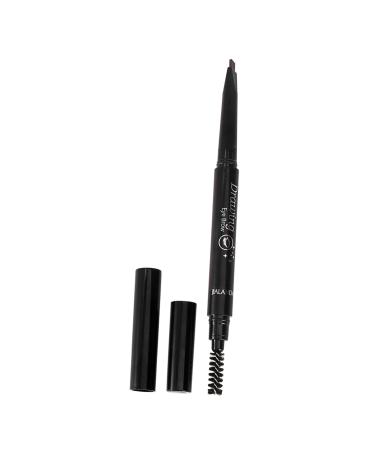 DRESSOOS 3pcs Eyebrow Pencil Brush Rotate Eyebrow Pencils Long Lasting Eyebrow Pencils Chocolate