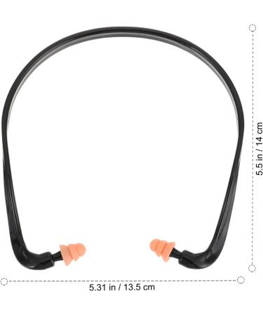 10pcs Silicone Earplugs - Banded Noise Reducing Ear Plugs for Sleeping | Black - International Shipping Available - Buy Online on GoSupps.com