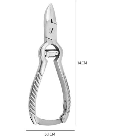 Nail Clipper Stainless Steel Nail Clippers Cuticle Scissors Pliers Professional Nail Toe Nail Cuticle Pliers Trim Manicure Care Tool - Buy Online on GoSupps.com