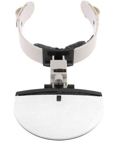 Large Lens Head Wearing Magnifying Glass with LED Illuminated Hand Free Reading Magnifier 2X 3.5X 4.5X 5.5X Small Gift - Buy Online on GoSupps.com