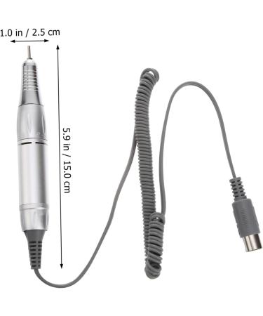 FRCOLOR handle pedicure polishing shape tools white polisher manicure electric electrical nail art pen electric nail drill pen accessories manicure Nail Polisher Handpiece Armor remover medium White - Buy Online on GoSupps.com