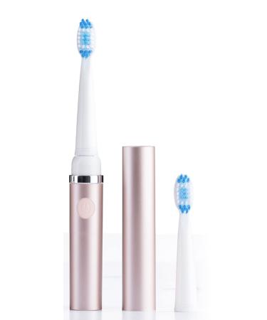 Go Sonic Toothbrush by Pop Sonic | The Go Everywhere Sonic Toothbrush - Metallic Rose