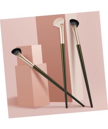 WOONEKY 4pcs Nose Shadow Brush Angled Contour Brush Flat Concealer Brush Angled Eyebrow Artificial Fiber - Buy Online on GoSupps.com