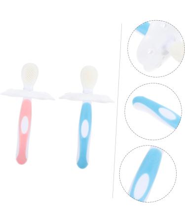 Healvian Toothbrush Tool Set for Baby Dental Care | Silicone Cleaning Brush & Accessories | Pink Tooth Cleaning Tools for Children - Buy Online on GoSupps.com