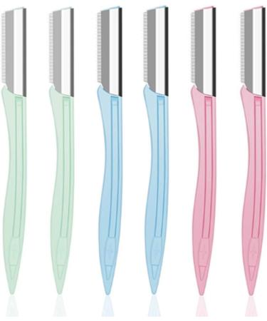 6-Piece Eyebrow Razor Set with Storage Box | Face Hair Remover & Trimmer | Dermaplaning Tool for Men & Women - Ship Internationally - Buy Online on GoSupps.com