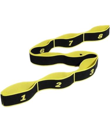 Xingmo Kids Stretch Strap with Multi Loops - Yellow Latin Band for Yoga Exercise Training - Buy Online on GoSupps.com