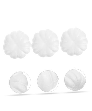 COHEALI 30 Pcs Foam Simulation Pumpkin Ornament for Kids Foam Pumpkins Diy Pumpkin Halloween Artificial Pumpkin Realistic Fake Pumpkin Mold Durafoam Pumpkin Graffiti White Child Model