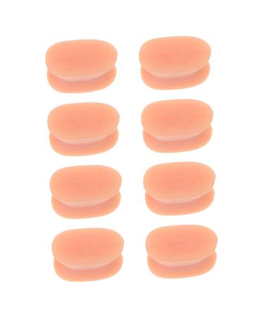 NOLITOY 8pcs Separator Straightener Overlaping Separator Spreaders Gel Spacer Bunion Splints Adjuster Spacers Silicone Spacers Hallux Silicone Gel Eversion Sebs