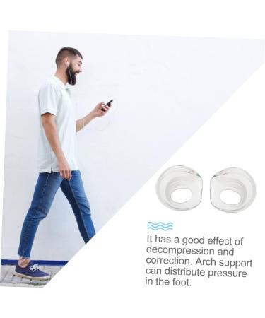 Healvian 6 Pairs Heel Pad Insoles for Men & Women - Arch Support Work Boot Shoe Inserts Silicone Gel Pads for All-Day Comfort - Buy Online on GoSupps.com