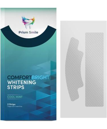 Prism Smile ComfortBright Cool Mint Teeth Whitening Strips 24 Pack with Bonus Treatments No-Slip Grip Technology Professional Whitening Treatment - Buy Online on GoSupps.com
