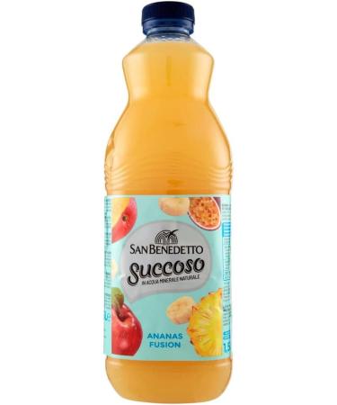 San Benedetto Juicy Pineapple Fusion Lot of 12 bottles in PET 1.5 l of fruit juice - Buy Online on GoSupps.com