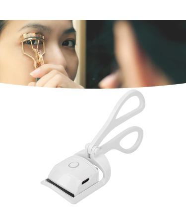 Verdant Touch Electric Heated Eyelash Curler Electric Heated Eyelash Curler USB Rechargeable Fast Heating Makeup Tool for Women Pearl White - Buy Online on GoSupps.com