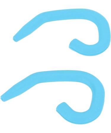 10 Pieces Reusable Childrens Face Shield Ear Hook Flexible and Comfortable Silicone Ear Protector Hook (Light Blue) - Buy Online on GoSupps.com