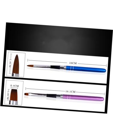 FOMIYES Set Fashion Design Shinning Red Color Le Cercle Rouge Stripers Nail Art Liner Brush Nail Art Liner Pen Multifunction The Brush Light Pen Eyeliner Brush medium Red - Buy Online on GoSupps.com