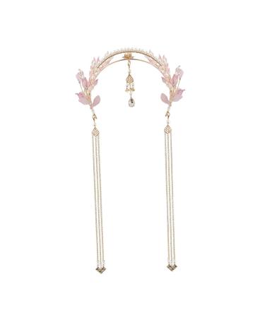 FOYTOKI 1pc Ancient Style Hair Crown Headdress Long Tassel Hair Accessory Vintage Hanfu Hair Accessory Chinese Traditional Hair Accessory Long Tassel Headdress Chinese Style Headband