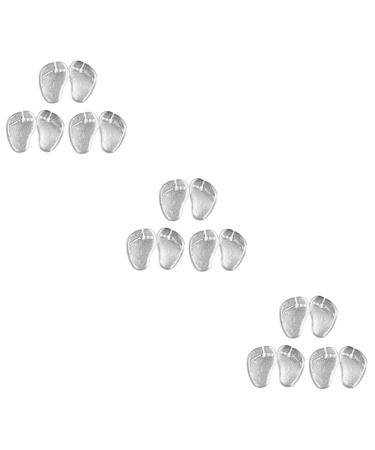 FOMIYES 9 Pairs Forefoot Slipper Pad Gel Foot Pads Gel Shoe Inserts Foot Cushion Gel Insoles Sandals Gel Pads Practical Forefoot Pad Metatarsal Cushion Shoes Grip Pads Girl Heel
