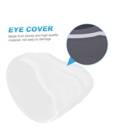 FRCOLOR 100 Pcs White Plastic Goggles - Child Eye Protection Facial Mask (20x15cm) | Safe & Comfortable - Buy Online on GoSupps.com