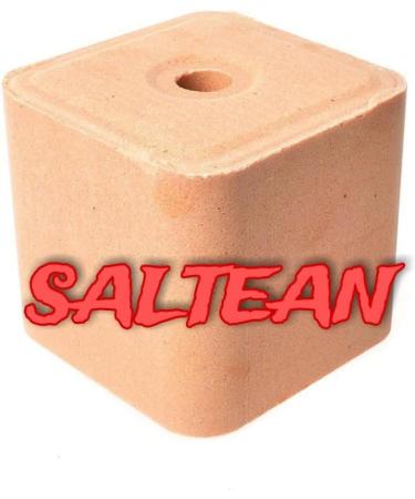 SALTEAN 2.5kg Compressed Himalayan Pink Salt Lick with Rope - Natural Salt from Salt Range Pakistan - Buy Online on GoSupps.com