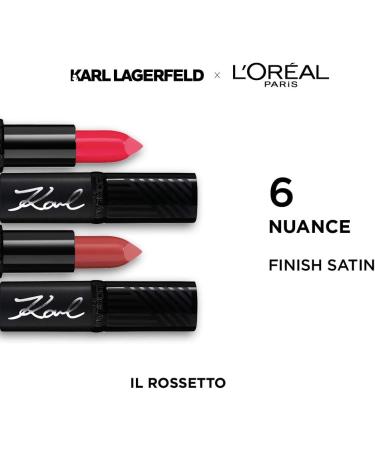  L'Oreal Paris 6 x L'Or al Color Riche Karl Lagerfeld Lispticks - KONTEMPORARY - Buy Online on GoSupps.com