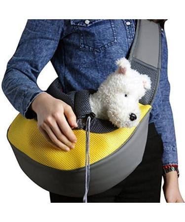 BIGWING Transport Bag for Dogs & Cats | Shoulder Canvas Bag for Small Pets - L Jaune | International Shipping - Buy Online on GoSupps.com