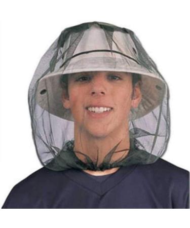 Mosquito Midge Insect Head Net Hat Mesh Face Protector Travel Camping Fishing UK - Buy Online on GoSupps.com