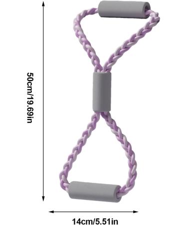 Resistance Bands for Arms Resistance Arm Exercise Bands Figure 8 | Elastic Arm Workout Bands with Padded Handles Shoulder Exercise Equipment for Yoga Gym - Buy Online on GoSupps.com