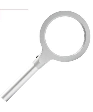 Magnifying Glasses Educational Hobby Magnifiers Hd Magnifier 20 Old Man Reading with Led Light Handheld Optical Magnifier 10 Enlarged Mirror Comfortable Anniversary