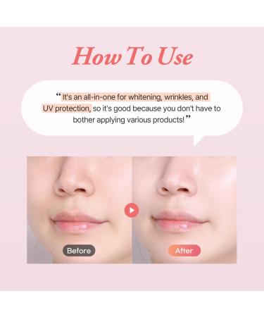 LIPHIP Natural Tone Up Glow Sunscreen SPF50+/Brightening UV Protecting, Anti-wrinkling, Mosturizing, tranexamic acid 1%, Niacinamide, Glutathione included - Buy Online on GoSupps.com