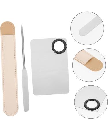 2 Sets Cosmetic Spatula Palette - Makeup Foundation Mixing Plates & Beauty Tools for Flawless Application - Buy Online on GoSupps.com