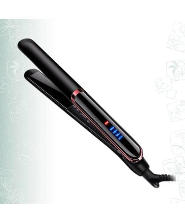 Buy 1pc Ceramic Hair Straightener & Curler Tool - US Plug Black - International Shipping Available - Buy Online on GoSupps.com