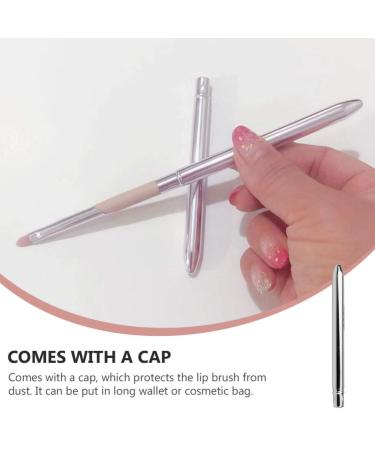 Retractable Lip Brush with Lid - Travel-Friendly Make-Up Tool for Lipstick & Gloss | Perfect for Eyeshadow & Gloss-Up Applications - Buy Online on GoSupps.com