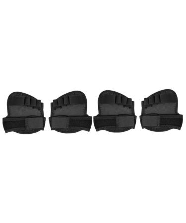 Gatuida 2 Pairs Forefoot Pad Forefoot Cushion Pads Half Toe Sleeve Forefoot Support Pads Metatarsal Foot Pads Forefoot Pain Absorber Metatarsal Shoe Pads Half Palm Yoga Socks