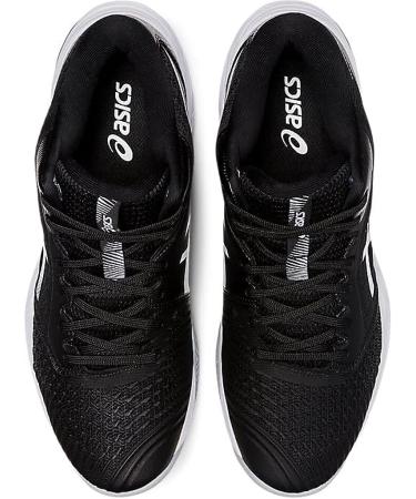 ASICS Men's Netburner Ballistic FlyteFoam Mid Top Volleyball Shoes 10.5 - Black/White - Buy Online on GoSupps.com