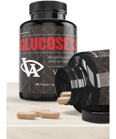 Visual Advantage Glucose II Eye Supplement - 1 Month Supply - AREDS 2 Formula with Vitamin D C E - Lutein & Zeaxanthin - Antioxidant Blend for Adults 50+ - Buy Online on GoSupps.com