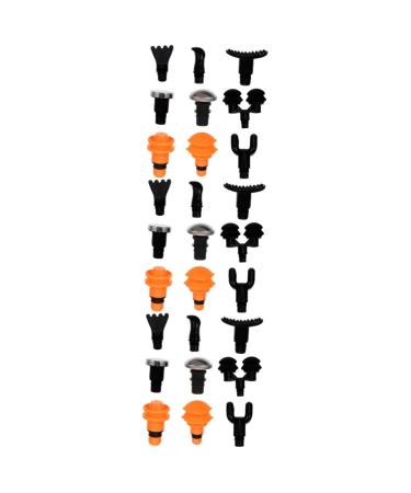 Beavorty 3 sets 9 pieces head massage muscle attachment fascia attachment Exchange head massage cladding head attachment muscle adapter hand massage devices fittings board combination fitness